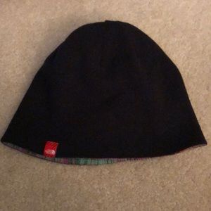 Reversible north face winter hat